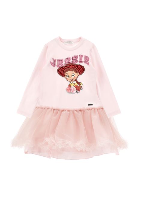 Abito con gonna in tulle MONNALISA KIDS | 19H910NP 80040091